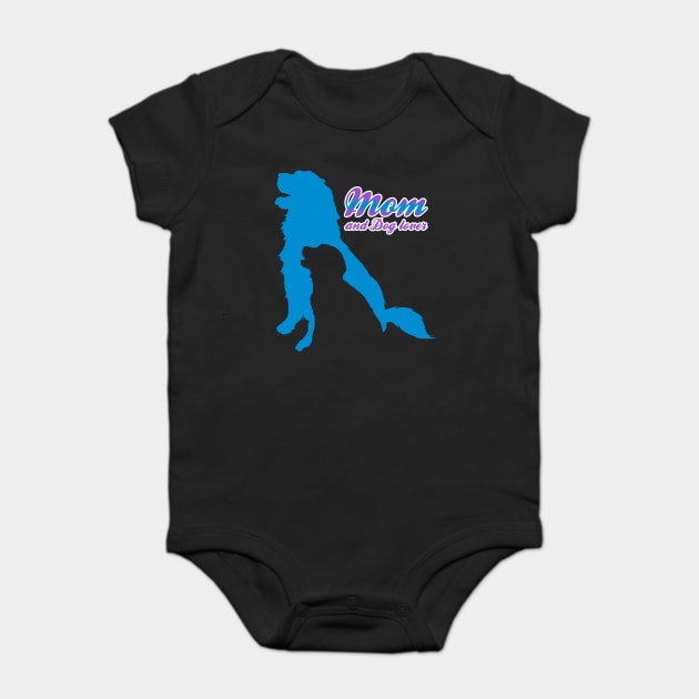 Mom & Dog Lover shirt Baby Bodysuit by creative